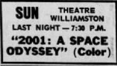 Sun Theatre - Ad June 10 1969